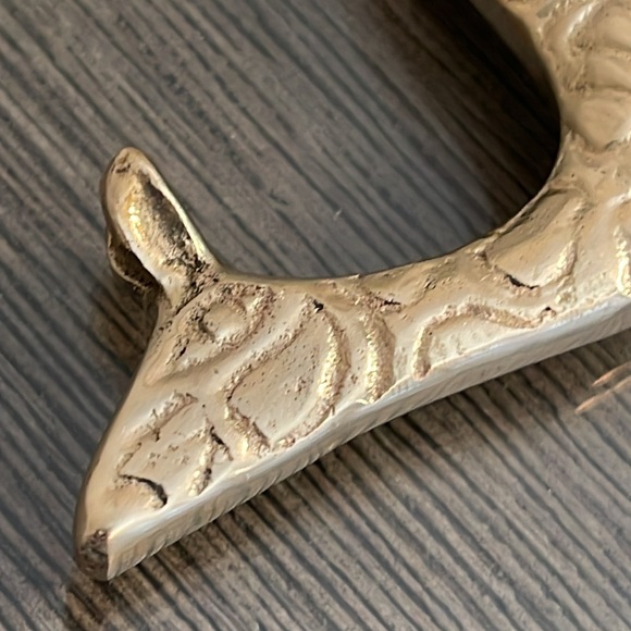 Vintage BRASS Baby Giraffe Sculpture Safari Decor Decorative Giraffe Figurine - Picture 14 of 16